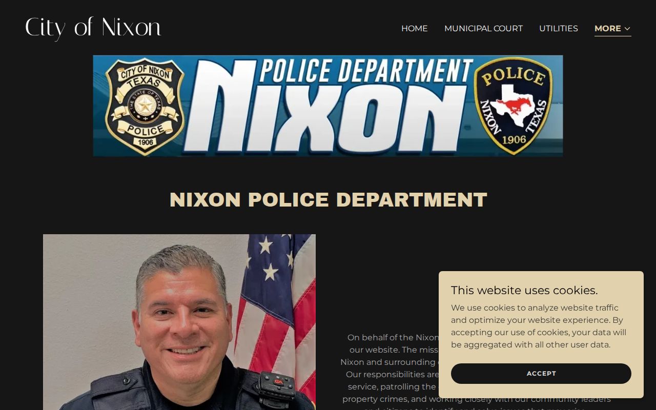 Nixon warrant records: official Nixon Police Department page